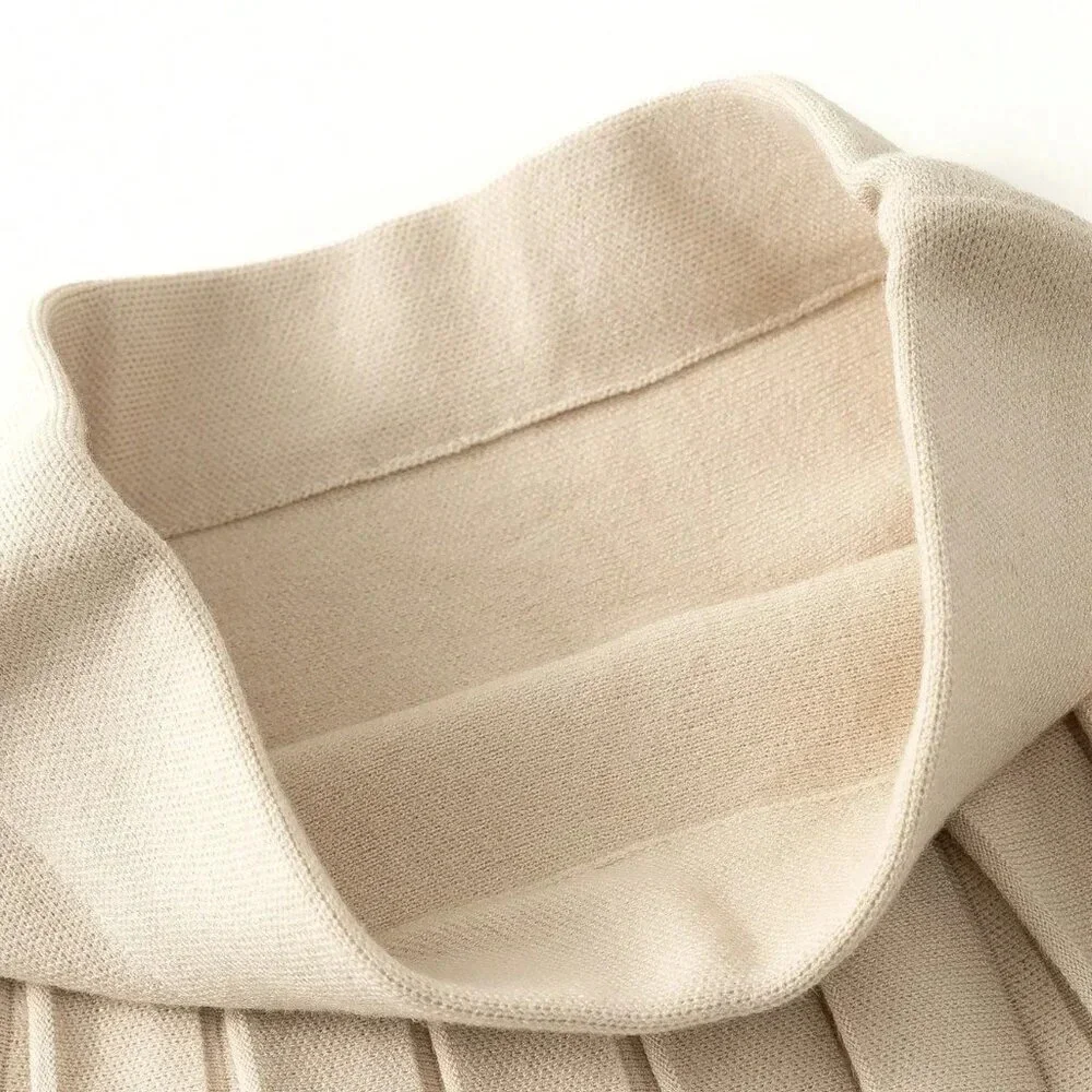 Apricot Casual Women's Mini Knit Skirt